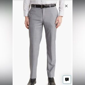 Calvin Klein Light Gray slim fit Suit Pants 32/32